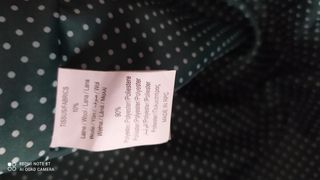 Chaquetón verde cruzado 