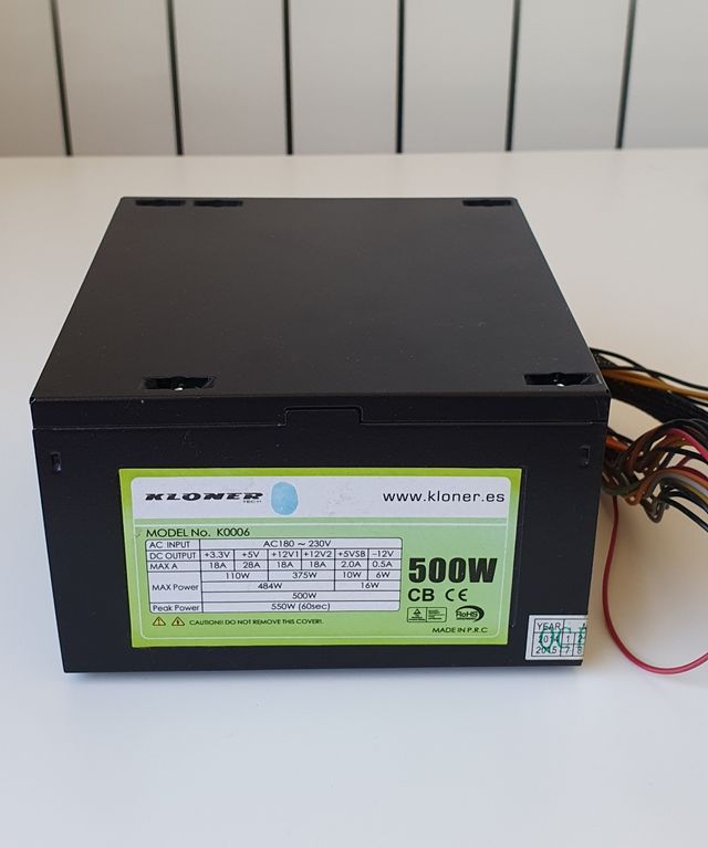 Fonte de alimentação 500W