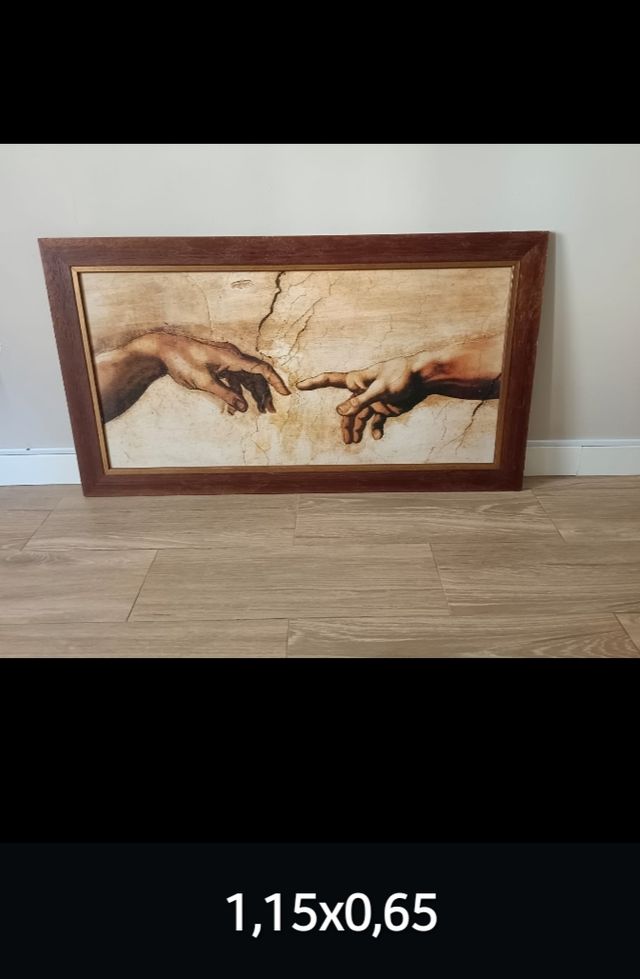 Cuadro la mano de Dios