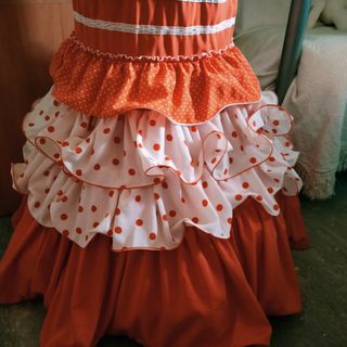 Traje flamenca gitana sevillana t.40