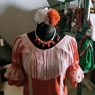 Traje flamenca gitana sevillana t.40