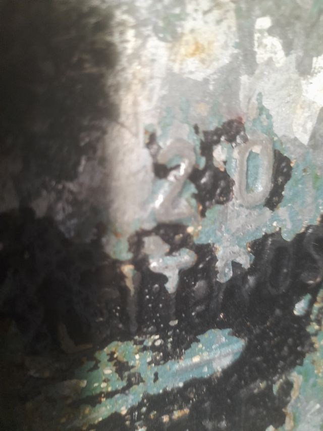 Bombola di benzina originale del 1950