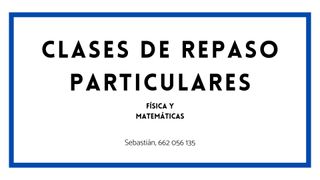 Clases particulares de física y química