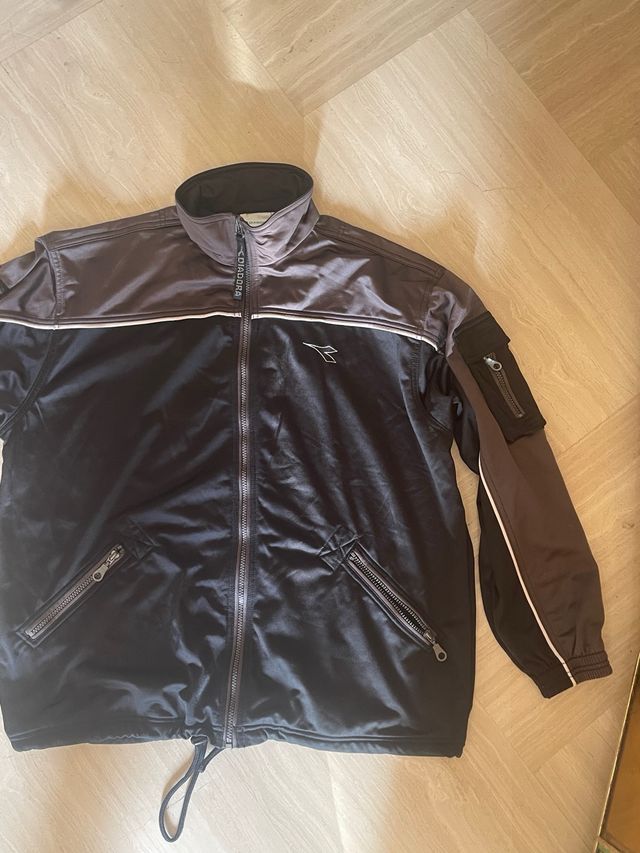 Tuta felpa pantalone diadora vintage uomo 50