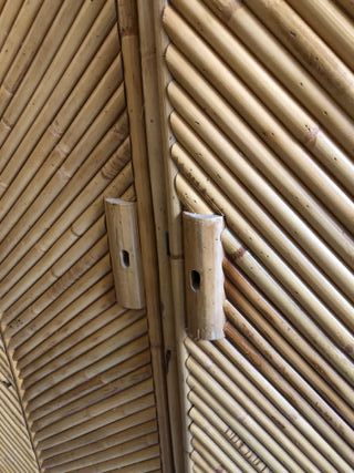 Armario vintage de bambu años 60