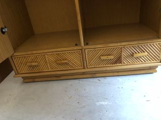 Armario vintage de bambu años 60