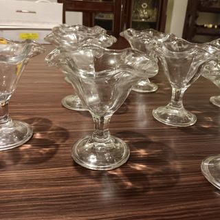 Coppe gelato/macedonia  con piedistallo