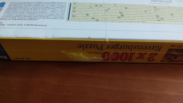 2 puzzles de 1000 piezas