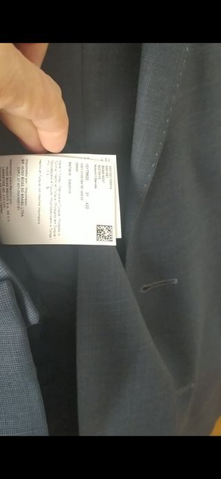 TRAJE HUGO BOSS AZUL OSCURO DE TEMPORADA