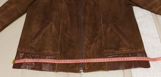 Cazadora piel y ante