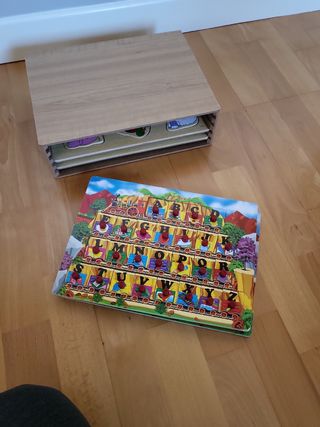 Juego educativo en madera