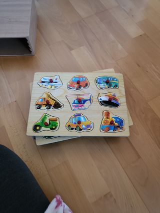 Juego educativo en madera