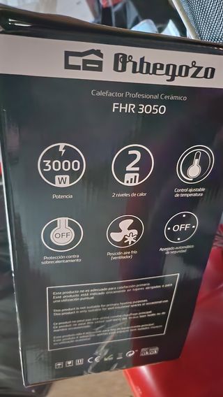 Calefactor cerámico nuevo