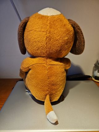 Peluche cane con cuore