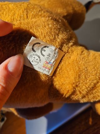 Peluche cane con cuore