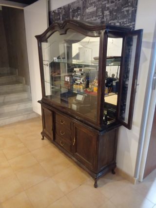Mueble vitrina vintage años 50-60