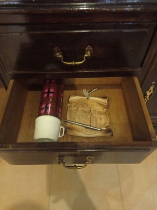 Mueble vitrina vintage años 50-60