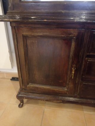 Mueble vitrina vintage años 50-60