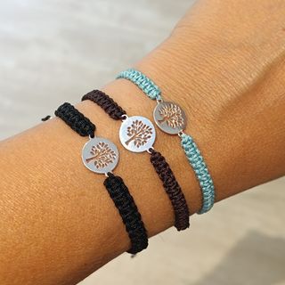 Pulsera plata personalizada
