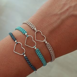 Pulsera plata personalizada