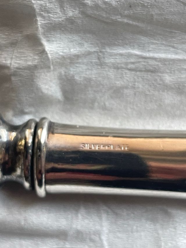 coltello pane / dolci in silver plate