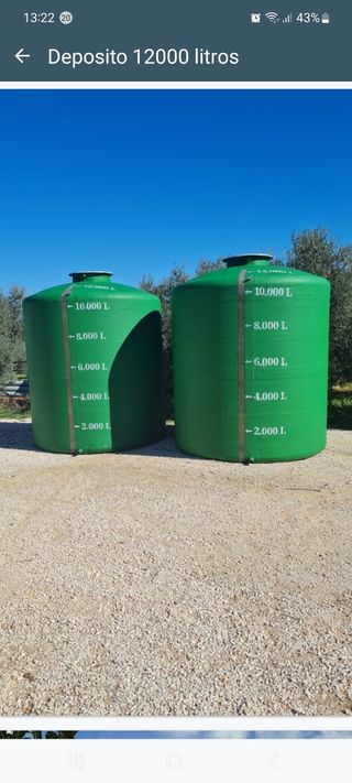 Depositos verticales poliester agua