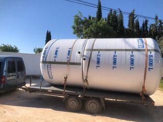 Depositos verticales poliester agua