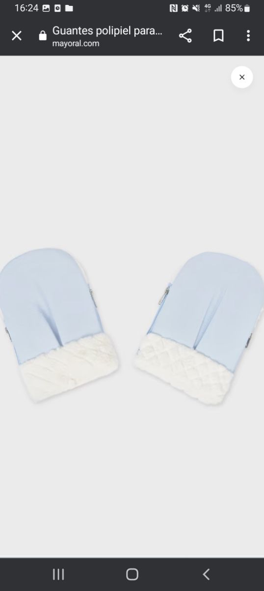 Guantes mayoral polipiel para sillita