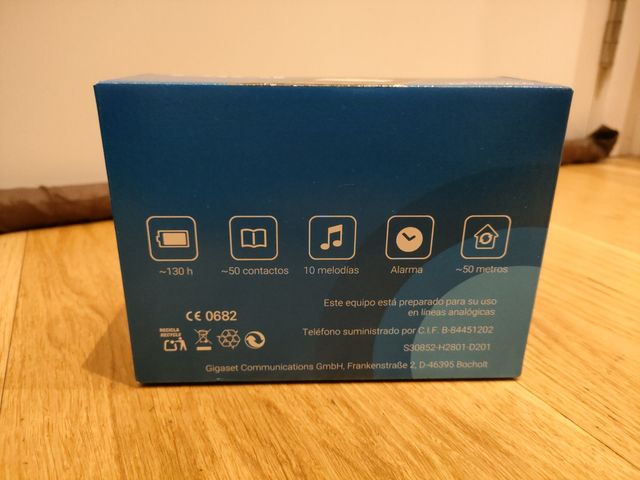 Teléfono inalámbrico gigaset. precintado