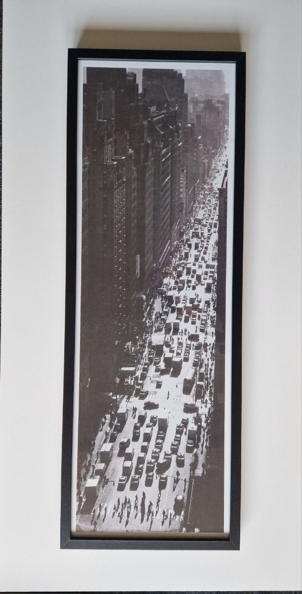 Cuadro New York blanco y negro