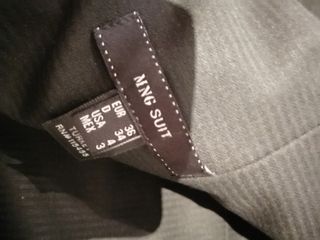 Falda tubo negra talla S mango