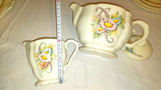 VAJILLA MERIENDA LOZA VINTAGE