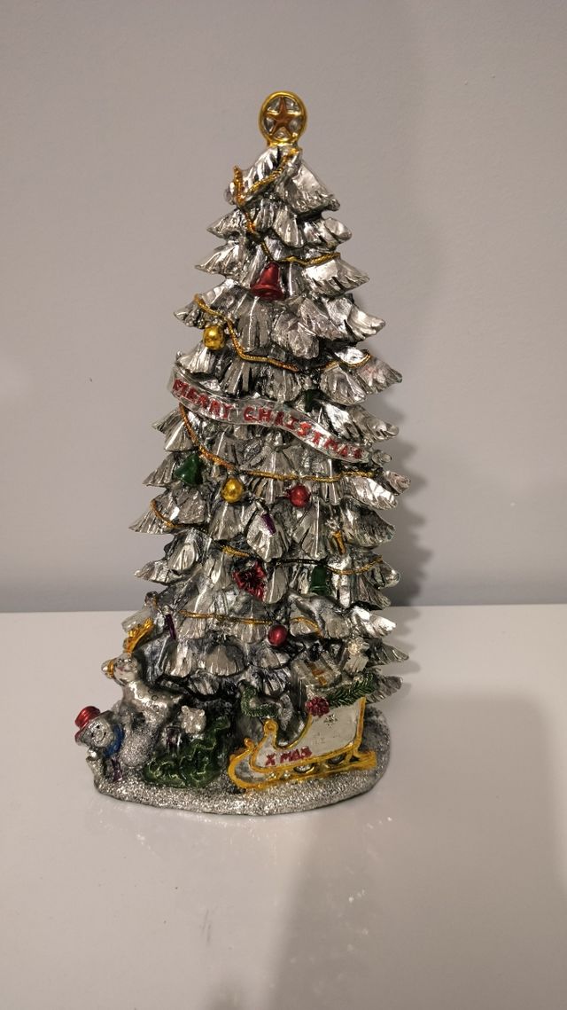 Árbol de Navidad plata
