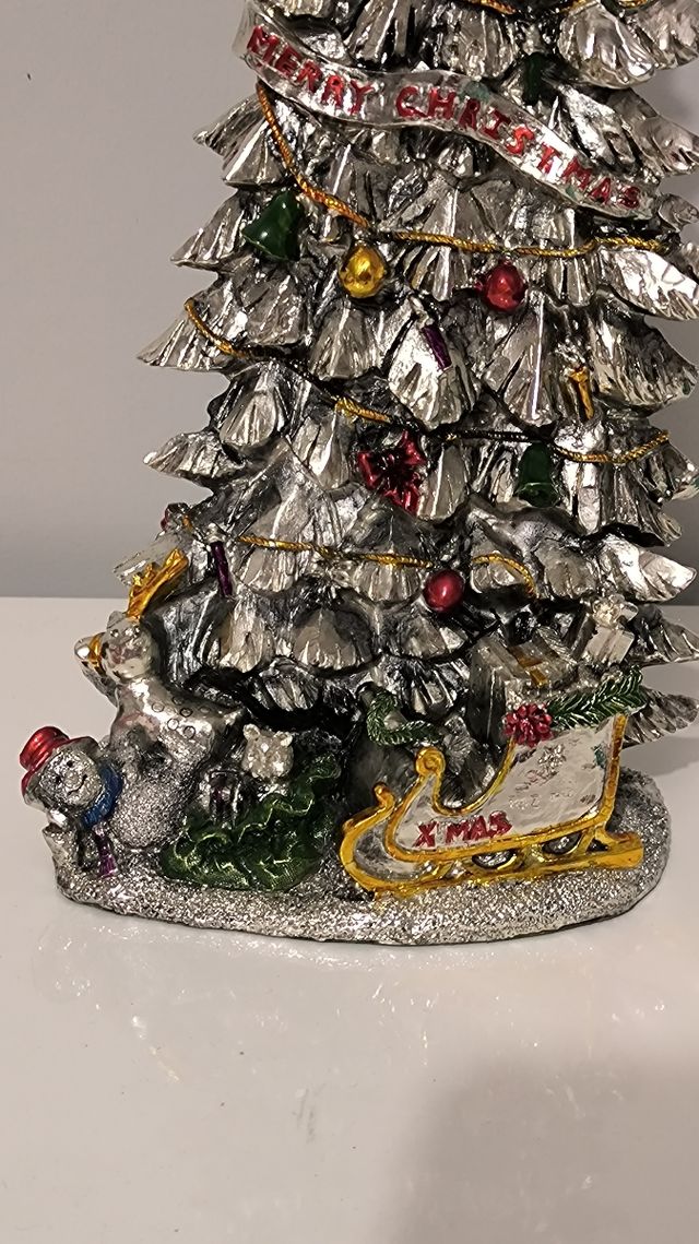 Árbol de Navidad plata