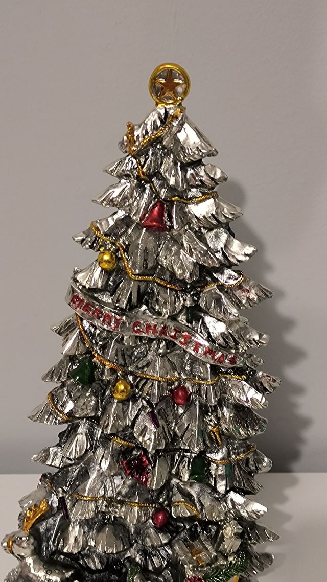 Árbol de Navidad plata