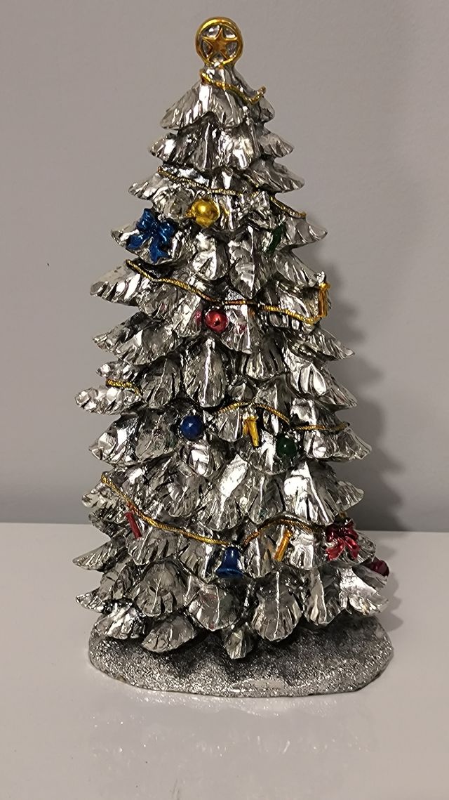 Árbol de Navidad plata
