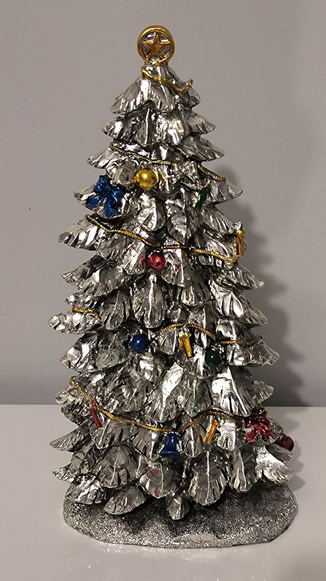 Árbol de Navidad plata