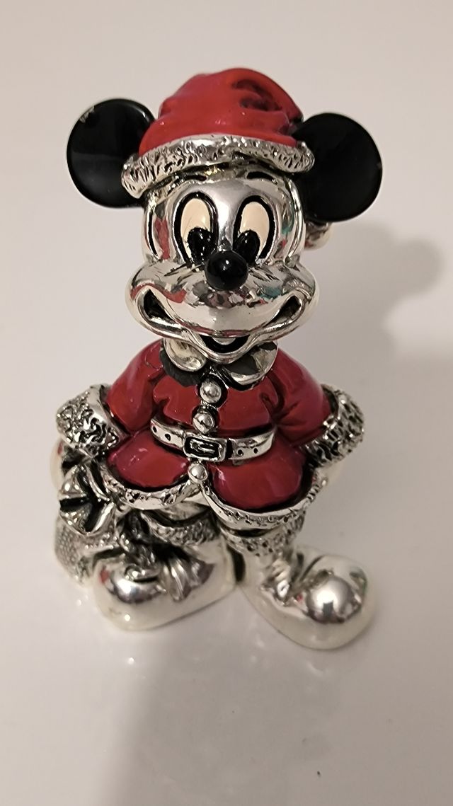 Mickey Papá Noel plata