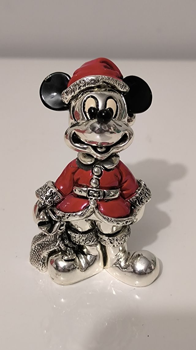 Mickey Papá Noel plata