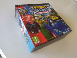 PRECINTADO SONIC SEGA ALL STARS RACING VOLANTE PS3