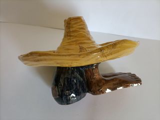 Scultura Ceramica firmata, V.Del Monaco .