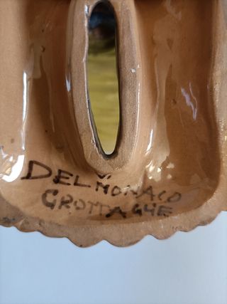 Scultura Ceramica firmata, V.Del Monaco .