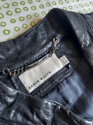 Cazadora piel T S Karen Millen