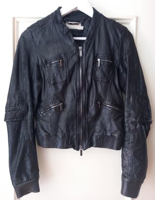 Cazadora piel T S Karen Millen