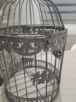Jaula pájaros decoracion