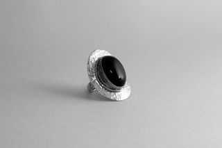 Anillo de Plata con piedra Onix