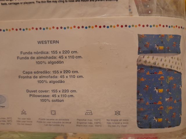 Del Oeste. Juego de cama