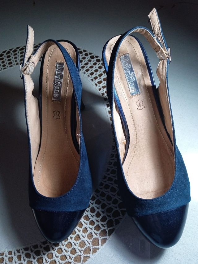 Zapatos Piel Salón Plataforma