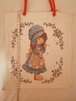 Bolsa Tote muñeca Laura vintage años 80