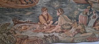 Tapiz con motivos venecianos